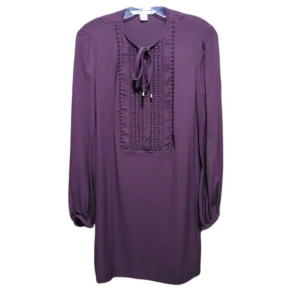 Diane Van Furstenberg Plum Tunic Style Dress